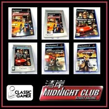 Jogos remixes Midnight Club Street Racing, II, 3 e edição Dub PS2 MUITO BOM ESTADO comprar usado  Enviando para Brazil