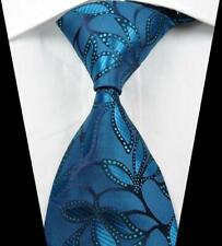 Hot Fashion Floral Azul Verde, tecido jacquard, 100% Seda Masculina Gravatas #78 comprar usado  Enviando para Brazil