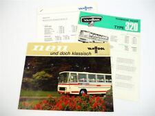 Van Hool 320 Bus Baubeschreibung  technische Daten Prospekt 3 tlg ca 1966 comprar usado  Enviando para Brazil