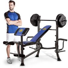MARCY MWB26780B Bench & 35kg Weight set with Butterfly, Arm/Leg Curl for sale  Shipping to South Africa