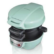 Hamilton Beach Breakfast Sandwich Maker with Egg Cooker Ring Mint (25482) for sale  Shipping to South Africa