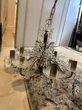Light crystal chandelier for sale  SHEFFIELD