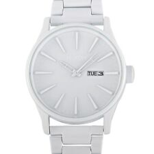 Usado, Relógio Nixon Sentry SS 42 mm todo branco aço inoxidável A356 126 A356-126-00 comprar usado  Enviando para Brazil