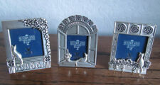 3 x Silver Plated Photo Frames by Highlands 3 x Cat in a Window Design 5cm x 5cm for sale  Shipping to South Africa