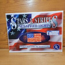 Stars and Stripes Patriotic American Flag Net Styled String Light 3x5 ft July 4  for sale  Shipping to South Africa