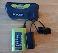 GENUÍNO RYOBI OP40201 40V 2AH bateria de íon de lítio de alta capacidade + carregador comprar usado  Enviando para Brazil