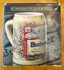 Caneca 1989 Budweiser Collector Series Beer Stein com caixa original colecionável comprar usado  Enviando para Brazil