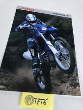Yamaha wr400f wrf 400 brochure sales catalog prospectus moto d'occasion  Expédié en Belgium