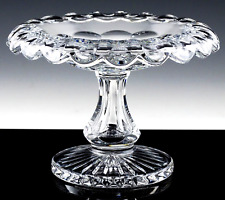 William Yeoward Cristal 7-5/8" PEDESTAL PÉ COMPOTA DOCE NOZ TIGELA PRATO Estado perfeito, usado comprar usado  Enviando para Brazil