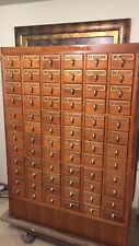 vintage card catalog cabinet, used for sale  Macomb