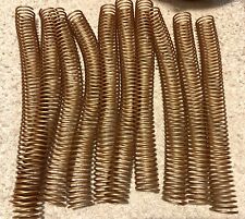 Gold 25mm 4:1 Pitch Spiral Binding Coils - Bundle Of 10 for sale  Shipping to South Africa