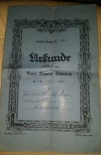Urkunde notariat 1927 gebraucht kaufen  Stein