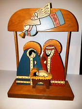 Wood nativity scene for sale  Ennis