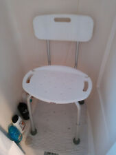 Carex Bath & Shower Seat with Back Legs Height Adjustments From 14 To 20 Inches for sale  Shipping to South Africa