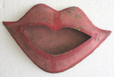 ANTIQUE IRON LIPS HAND MADE EMBOSSED WALL HANGING DECOR for sale  Shipping to South Africa