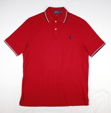 Usado, Camisa polo masculina Ralph Lauren algodão toque macio jersey ajuste clássico vermelha M comprar usado  Enviando para Brazil