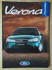 Folheto de vendas Ford Mondeo Verona original 1997 1998 Reino Unido Mkt comprar usado  Enviando para Brazil