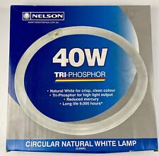 Usado, Lâmpada fluorescente circular Nelson 40W, natural, branca 5000k comprar usado  Enviando para Brazil