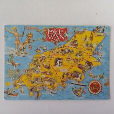 Postcard map isle for sale  LLANDINAM
