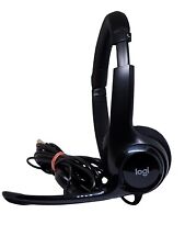 Logitech H390 Wired USB Noise-Cancelling On-Ear Headset Black New Condition  for sale  Shipping to South Africa