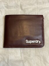 Superdry leather wallet for sale  MILTON KEYNES