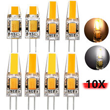 10 x G4  LED COB 3W 6W 8W Dimmbar AC/DC 12V klar =Halogen Lampe warmes Licht comprar usado  Enviando para Brazil