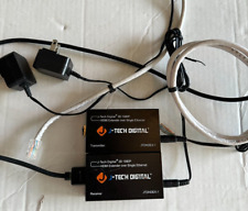 2 extensores HDMI J-Tech digital 3D 1080P, usado comprar usado  Enviando para Brazil
