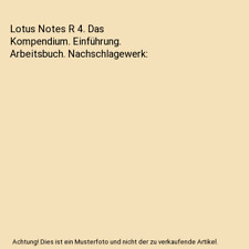 Lotus notes kompendium gebraucht kaufen  Trebbin