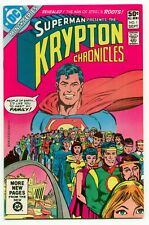 Superman presenta las crónicas de Krypton #1 1981 casi como nuevo, usado segunda mano  Embacar hacia Argentina
