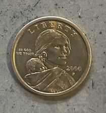 Moneda de dólar Sacagawea 2000 p circulada de un dólar, usado segunda mano  Embacar hacia Mexico