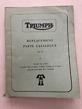 Triumph replacement parts for sale  PORTSMOUTH