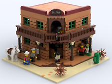 LEGO MOC Personalizado PDF Modular Salvaje Oeste ¡Instrucciones de salón e posada! segunda mano  Embacar hacia Argentina