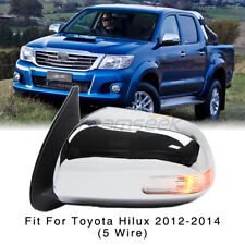 Espelho de asa de porta lateral esquerda para Toyota Hilux Vigo 2012-2014 com seta 5 fios comprar usado  Enviando para Brazil