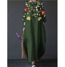 Vestido de verão feminino plus size solto verão floral boho kaftan maxi vestido comprar usado  Enviando para Brazil
