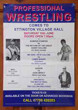 British wrestling poster for sale  BIRMINGHAM