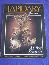 LAPIDARY JOURNAL - AT THE SOURCE - Nov 1986 v 40 # 8, usado segunda mano  Embacar hacia Argentina