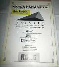 MANUALE KORG TRINITY /PLUS/PRO/PROX GUIDA PARAMETRI usato  Italia