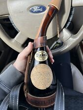 RARO Botella de Whisky/Arnés de Cuero de Recuerdo de George Dickel Tennessee segunda mano  Embacar hacia Argentina