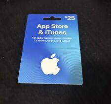 Tarjeta de regalo Apple iTunes $25 - Para aplicaciones, juegos, música, películas, programas de televisión, libros..., usado segunda mano  Embacar hacia Argentina