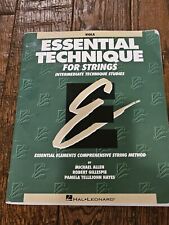 Técnica essencial para cordas viola intermediária original Hal Leonard 1997 comprar usado  Enviando para Brazil