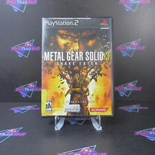 Metal Gear Solid 3 Snake Eater PS2 PlayStation 2 AD Complete CIB - (See Pics) for sale  Shipping to South Africa