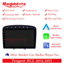GPS de carro 9" Android 12 Carplay unidade principal automática estéreo para Peugeot RCZ 2013-2017 comprar usado  Enviando para Brazil