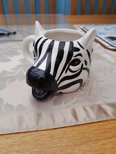 Zebra head mug for sale  WEYMOUTH