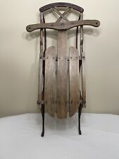 Vintage wooden sled for sale  Weatherly