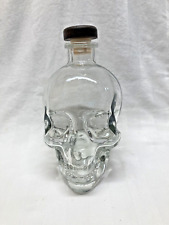 Botella de calavera de vodka con cabeza de cristal (vacía) 750 ml con tapón original  segunda mano  Embacar hacia Argentina