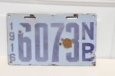 porcelain license plate for sale  Billings