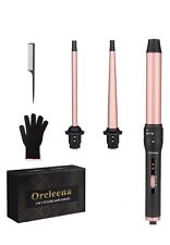 Salon Hair Curling Wand Iron Ceramic Barrel Smart Set 3 In 1 Women’s Gift Pro, used for sale  Shipping to South Africa