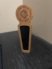 Usado, Manija de grifo de pizarra grande de madera Kegerator bar restaurante cerveza artesanal segunda mano  Embacar hacia Argentina