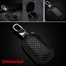 1 peça porta-chaves de couro preto universal para carro chaveiro estojo bolsa para carros comprar usado  Enviando para Brazil