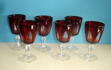cranberry wine glass for sale  PRESTON